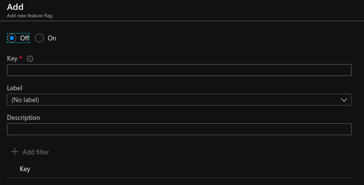 Add new feature toggle